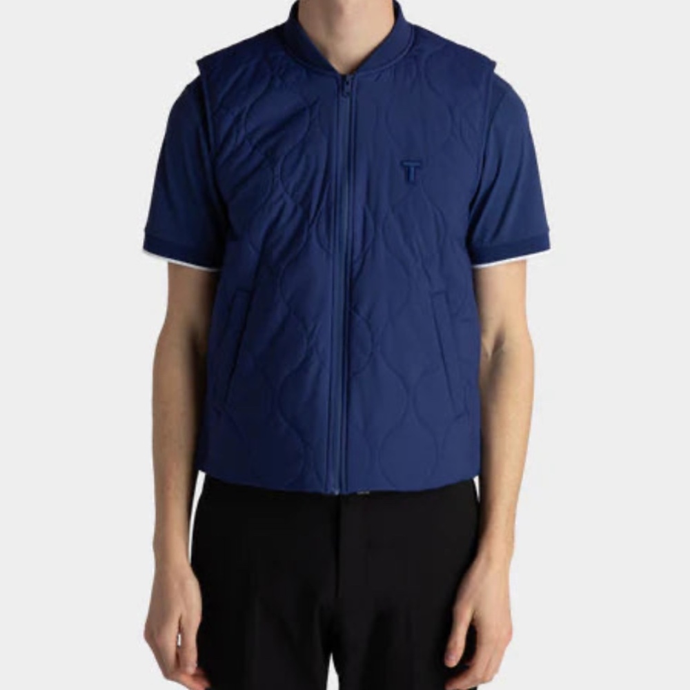 Tilley Coppin Golf Vest Blue